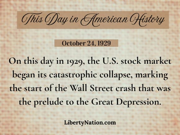 This Day in American History, October 24, 2026